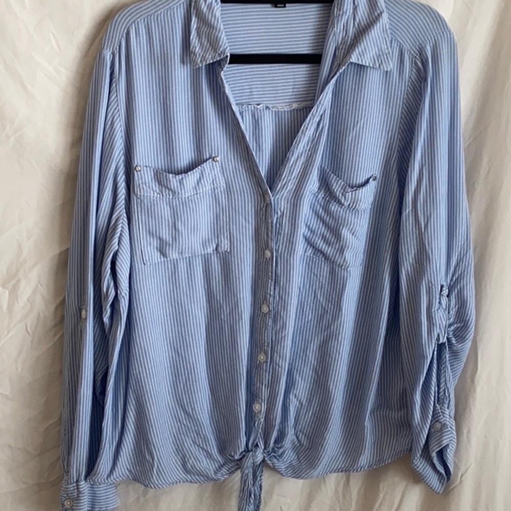 Soft cotton button down